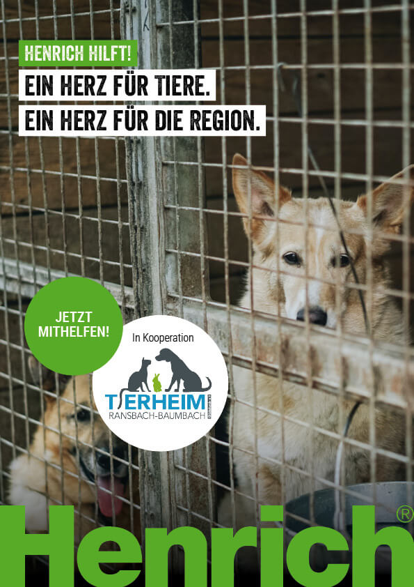 Henrich Baustoffzentrum unterstützt das Tierheim Ransbach Baumbach
